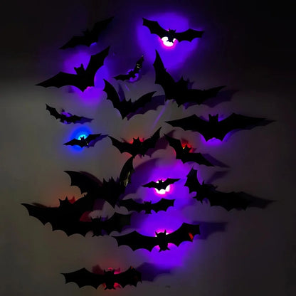 Haunted Stereoscopic Bat  LED Halloween Decor