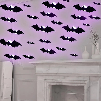 Haunted Stereoscopic Bat  LED Halloween Decor