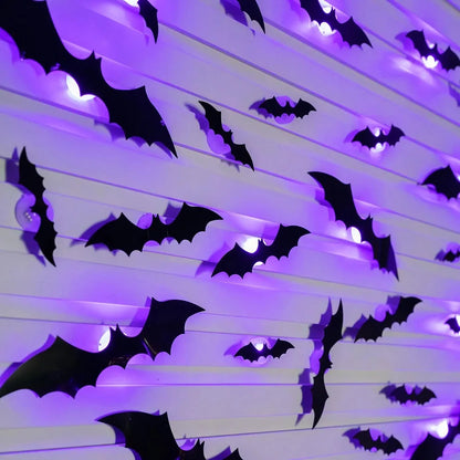 Haunted Stereoscopic Bat  LED Halloween Decor